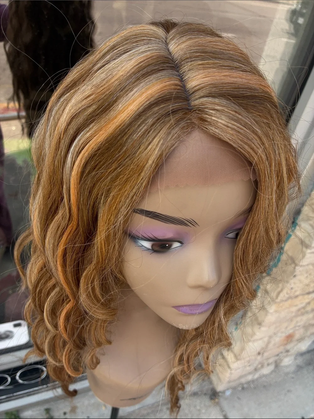 Long Wavy Wig - Honey Blonde